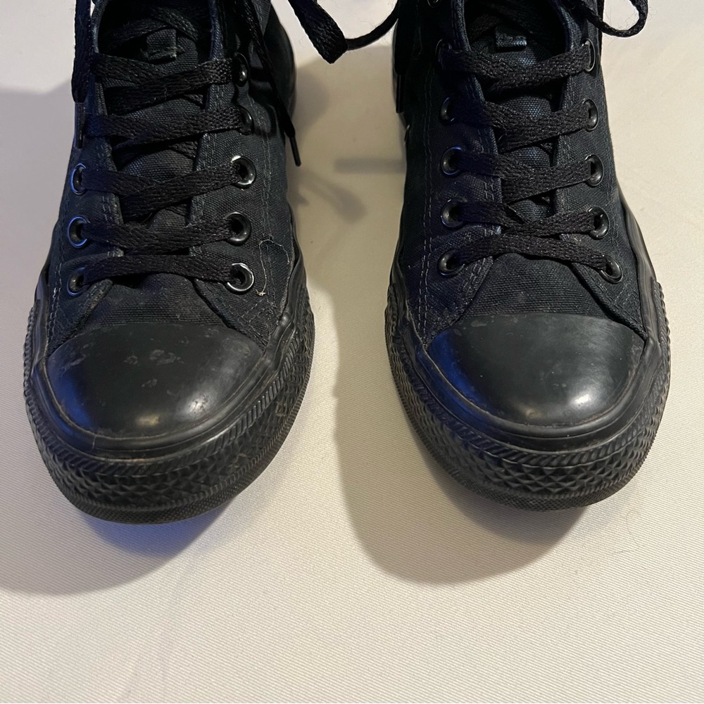 Black Converse High Top Sneakers - Picture 2 of 14